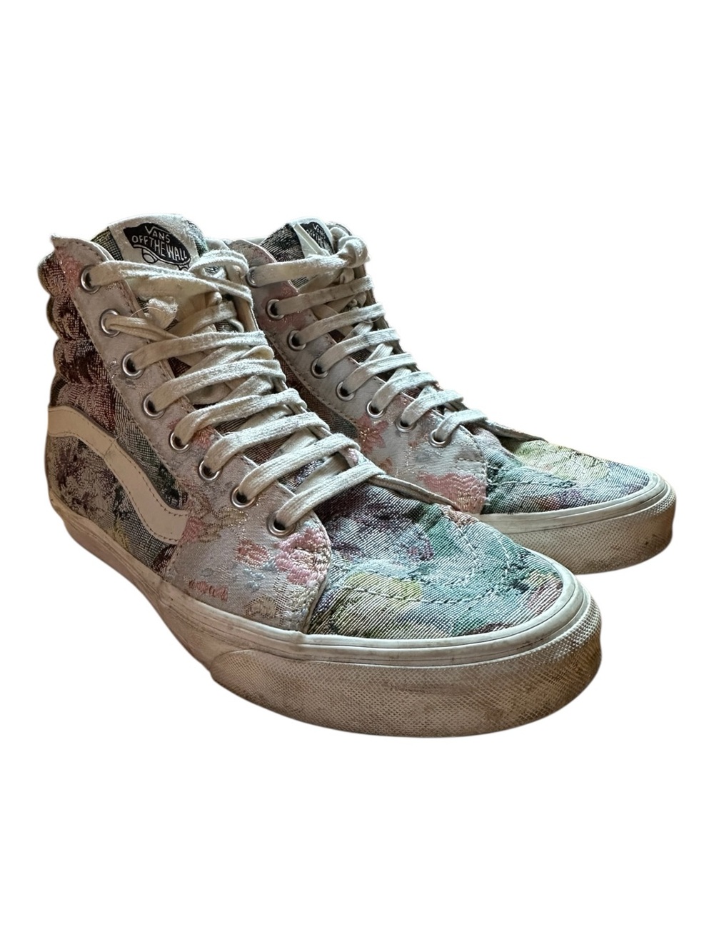 RARE Vans High-Top Canvas Brocade Sneakers - Pastel Floral Multi